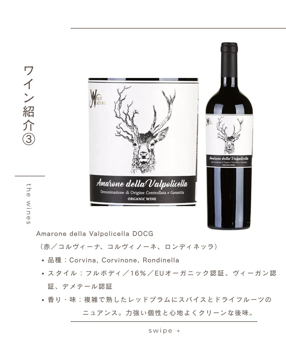 ワイルドネイチャー アマローネ デッラ ヴァルポリチェッラ DOCG [赤
