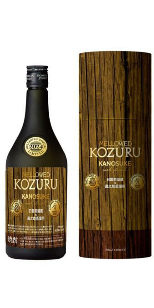 KOZURU 樽熟成 米焼酎 嘉之助 2024 41度 700ml 嘉之助 メローコヅル カスクフィニッシュ 樽熟焼酎 24 41° 700ml