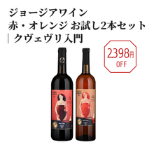 画像をギャラリービューアに読み込む, ジョージアワイン赤・オレンジ お試し2本セット｜クヴェヴリ入門

