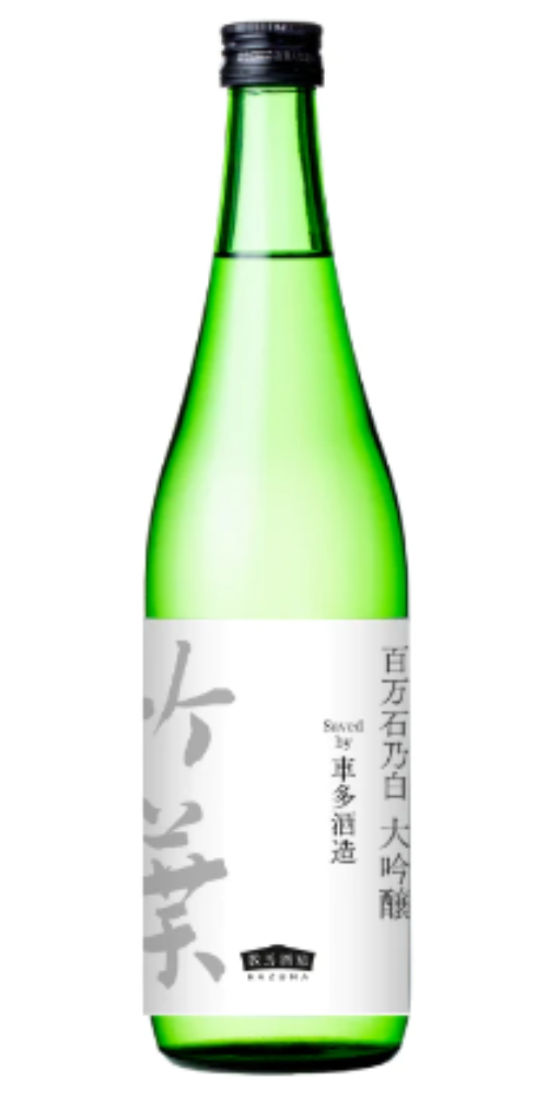 2024年3月25日発売】竹葉 百万石乃白大吟醸Saved by車多酒造 720ml