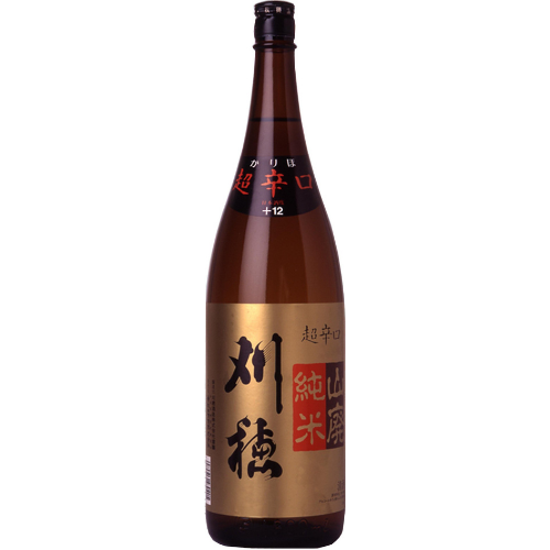 秋田清酒 刈穂 山廃純米 超辛口 1800ML